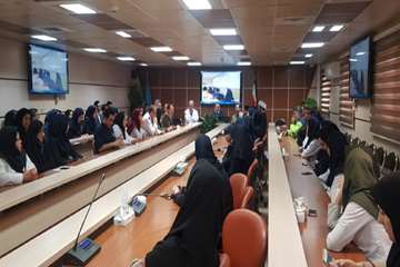 مراسم میلاد با سعادت حضرت فاطمه زهرا (س) و تقدیر از پرستاران نمونه بیمارستان توانبخشی رفیده